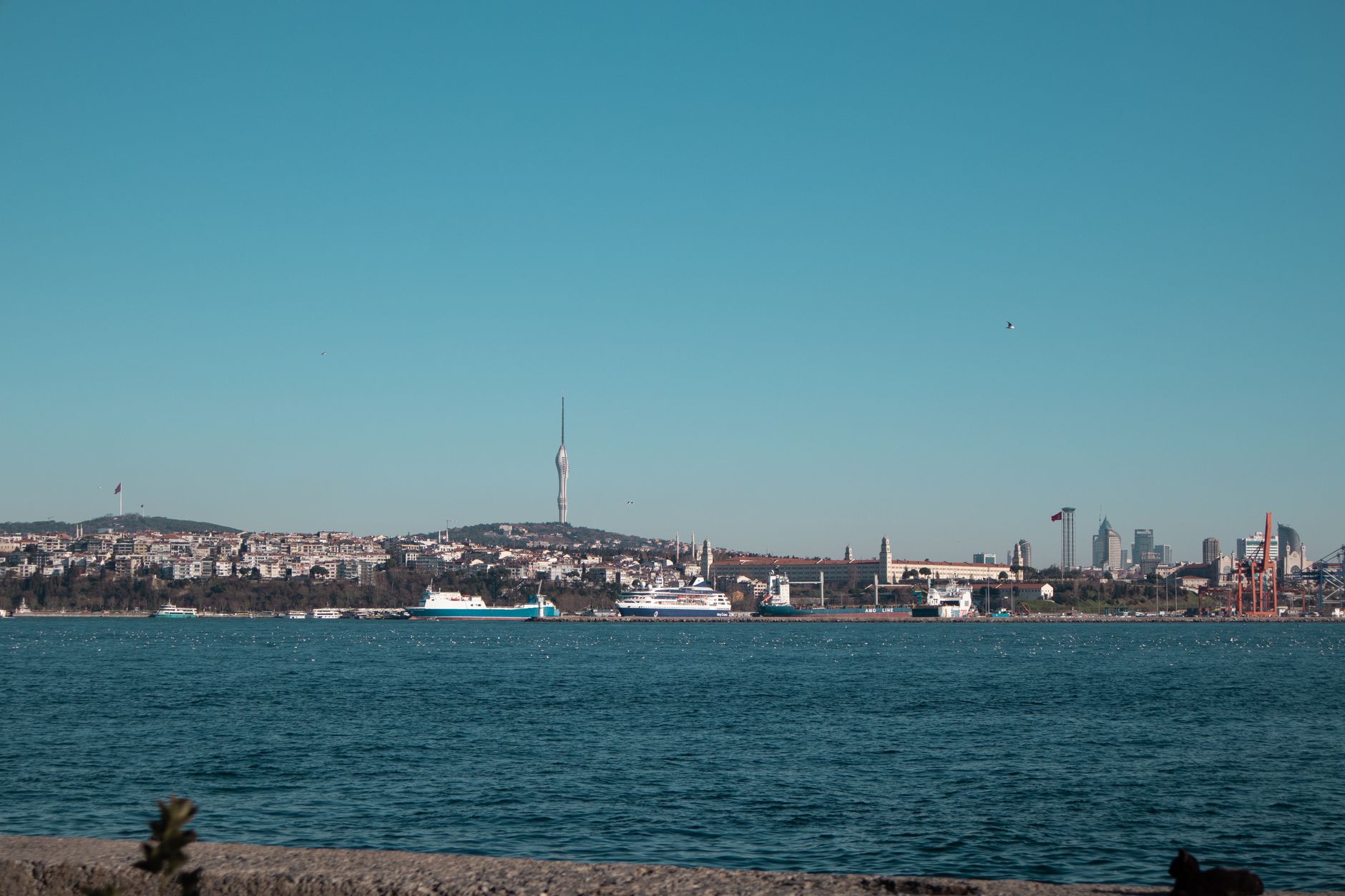 View of Istanbul skyline with Bosphorus, showcasing medical tourism and travel connections.
