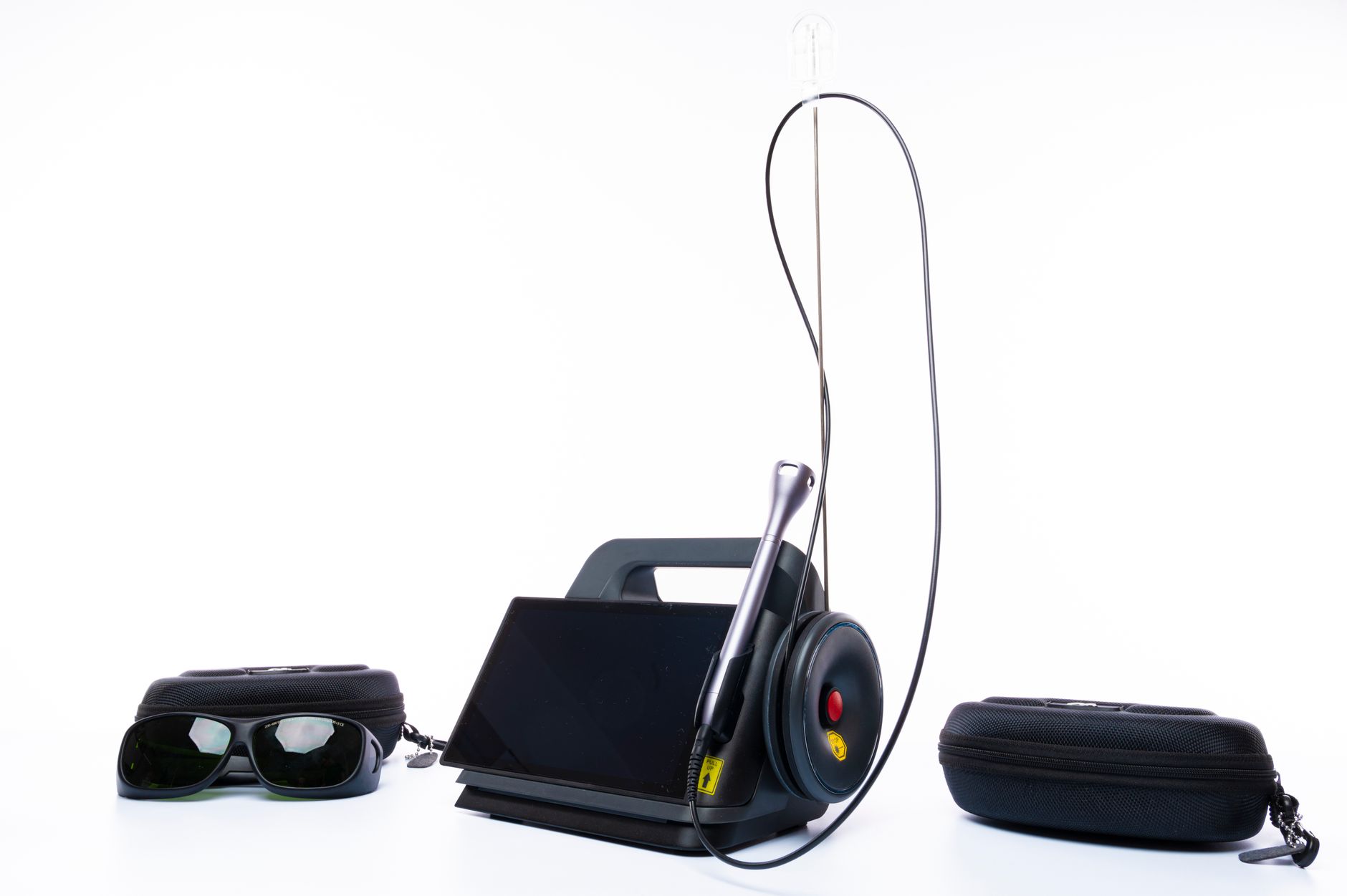 A professional photography setup with equipment for capturing patient face images for pre-surgical assessments.